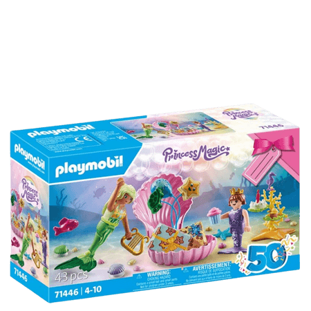 Playmobil Princess Magic Sjöjungfrur Födelsedagsfest Presentset