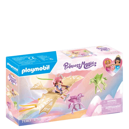 Playmobil Regnbågsresa med Pegasusföl i Molnen Lekset