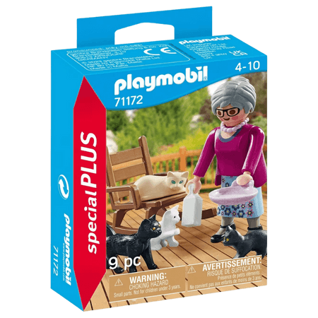 Playmobil Special Plus Mormor med Katter Lekset