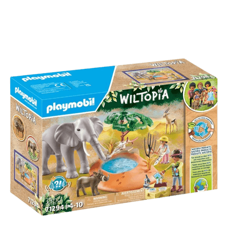 Playmobil Wiltopia Elefant vid Vattenhålet Lekset