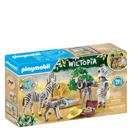 Playmobil Wiltopia Fotograf med Zebror Lekset