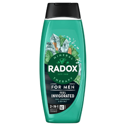 Radox Therapy Feel Invigorated 2-i-1 Duschgel för Män – 450 ml