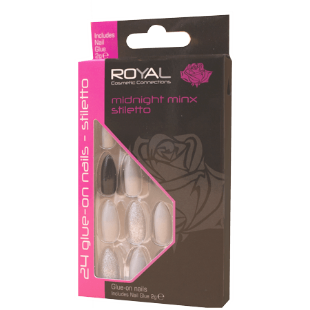 Royal Konstnaglar Midnight Minx Stiletto - 24 st