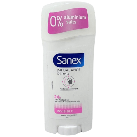 Sanex Invisible 24H Protection Deodorant Stick - 65 ml