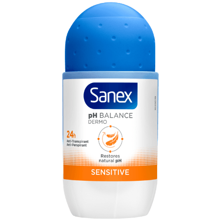 Sanex Dermo Sensitive Roll-On Deodorant - 50 ml
