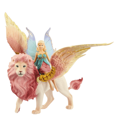 Schleich Bayala Flygande Fe på Bevingat Lejon Figur – 70714