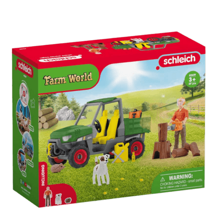 Schleich Farm World Jobba i Skogen Lekset