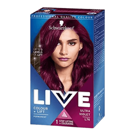 Schwarzkopf Live Colour + Lift Ultra Violet L76 Hårfärg
