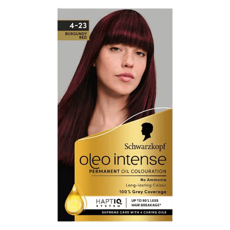 Schwarzkopf Oleo Intense Bourgogne Röd Permanent Hårfärg 4-23