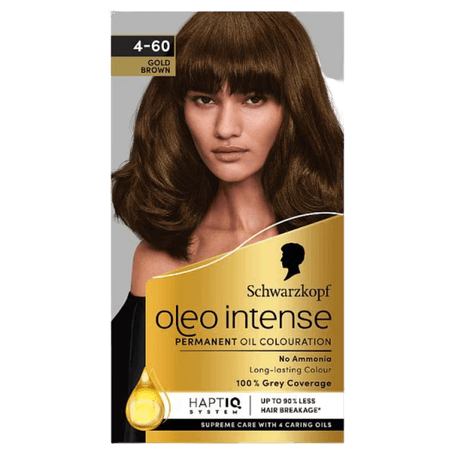 Schwarzkopf Oleo Intense Guldbrun Permanent Hårfärg 4-60