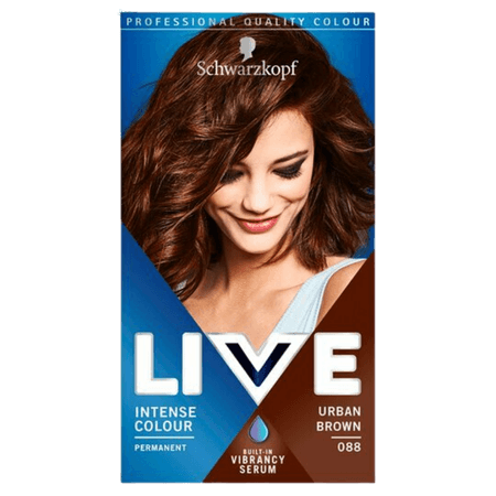 Schwarzkopf Urban Brown 088 Live Intense Permanent Hårfärg