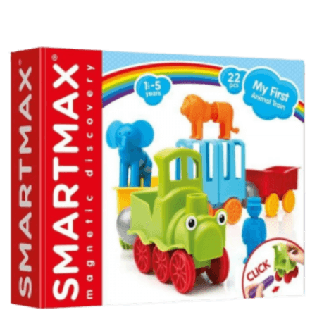 SmartMax My First Animal Train Magnetic Toy Set – 22 Delar