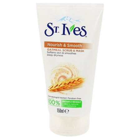 St Ives Nourish & Smooth Havre Ansiktsskrubb & Mask - 150 ml