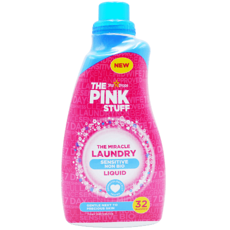 Stardrops The Pink Stuff Sensitive flytande tvättmedel - 960 ml