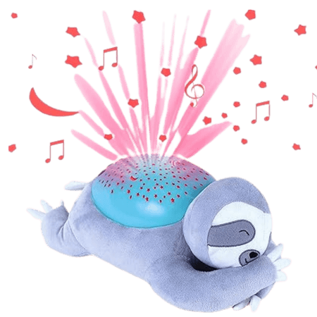 Summer Infant Slumber Buddies Deluxe Sloth Star Projector with Melodies