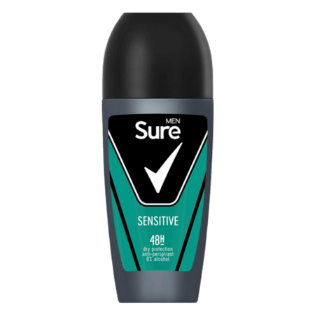 Sure Men Anti-Perspirant Sensitive Roll-On – 50 ml