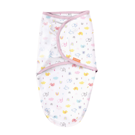Swaddle Me Original - Elefanter & regnbågar