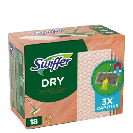 Swiffer Dry Floor Cleaning Wipes Refill Pack – 18 st