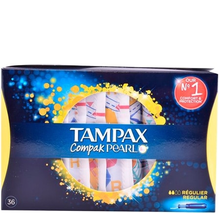 Tampax Compak Pearl Regular - 36 st