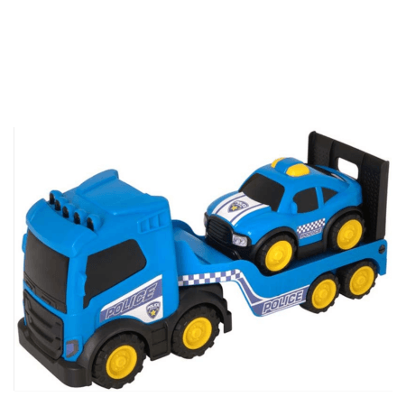 Teamsterz Chunky Trucks Polis Mega Transport med Bil