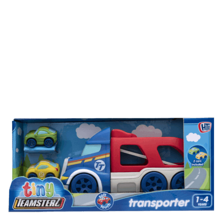 Teamsterz Tiny Transporter med 2 Soft Touch Bilar
