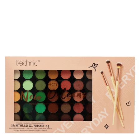 Technic New Orlean Palette & Brush Makeup Gåvoset
