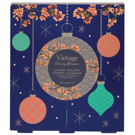 Technic Vintage Cherry Blossom Lyxiga toalettartiklar Adventskalendar