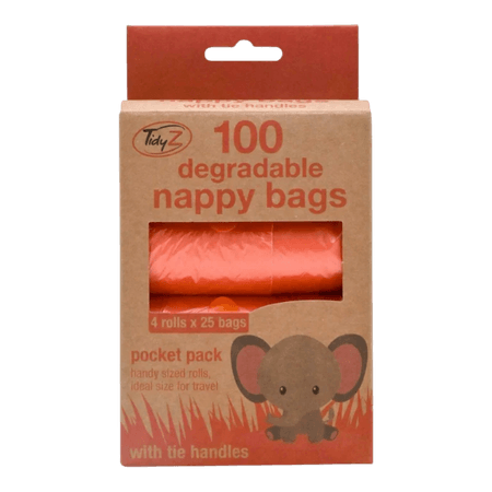 Tidyz Nedbrytbara Blöjpåsar Pocket Pack – 100 st