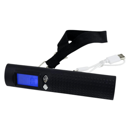 United Entertainment Digital resväskvåg med powerbank och LED