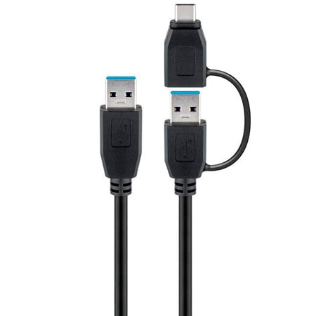 Goobay USB 3.0-kabel USB-A till USB-C Adapter - 2 meter
