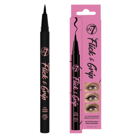 W7 Flick & Grip Pen Svart Eyeliner – 1 ml