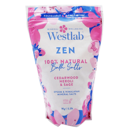 Westlab Zen Natural Mineral Bad Salt – 1000 g