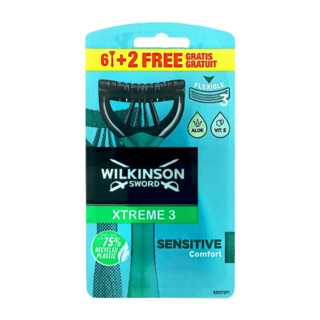 Wilkinson Sword Xtreme 3 Sensitive rakhyvlar - 8 st