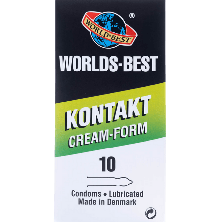 Worlds Best Contact Kondomer i form av kräm 10 st