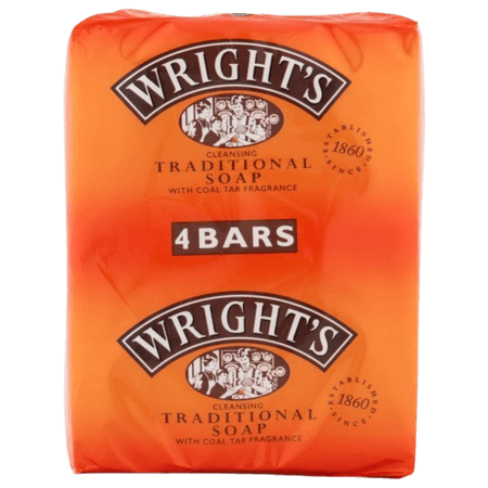 Wright's Traditional Tvål – 4 st (4 x 100 g)