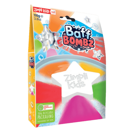 Zimpli Kids Star Bath Bomb Colour Play – 110 g