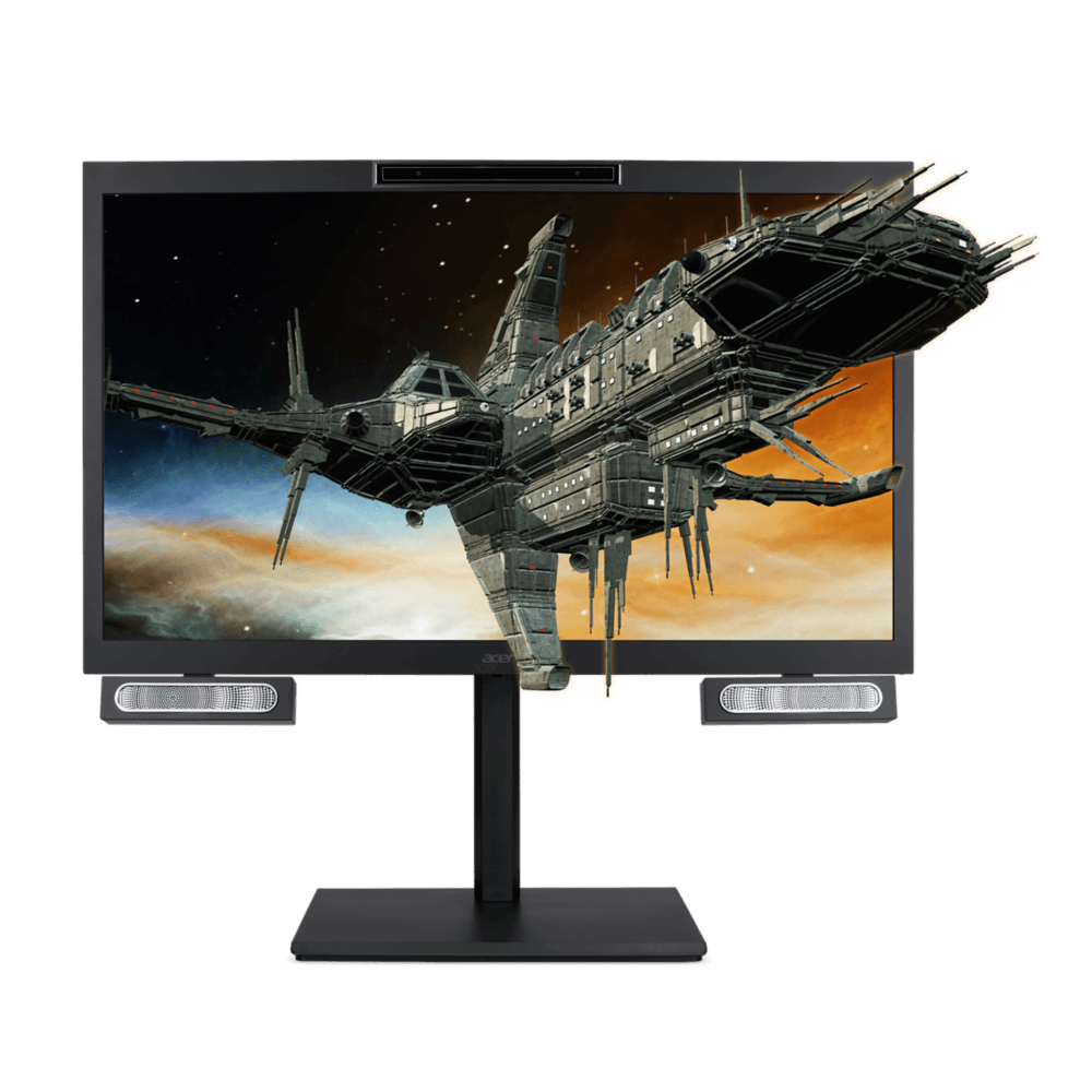 Acer DS2 Series Pro, ASV27-2P, 27" 4K UHD Monitor, 3D SpatialLabs, AHVA Panel, FreeSync Premium