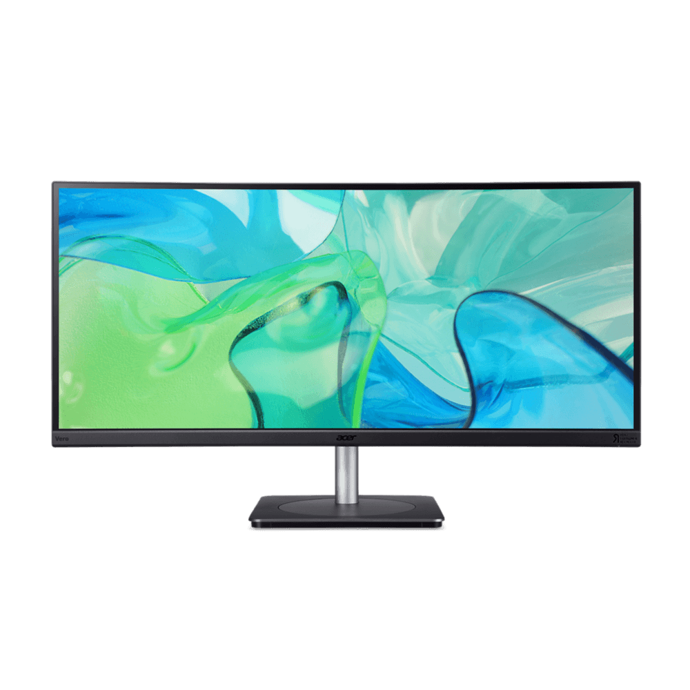 Acer CB3, Vero CB343CUR, Böjd bildskärm, Svart, UW-QHD, HDR 10, IPS, Anpassad synkronisering