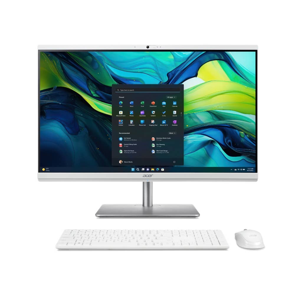 Acer Aspire C 27, C27-195ES, Allt-i-ett, 27" Full HD, Intel Core Ultra 7, 32 GB RAM, 2 TB SSD, Intel Graphics