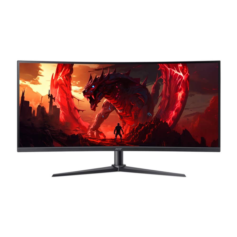 Acer Nitro XZ0 Series, XZ340CURW0, Böjd spelskärm, 34" UWQHD, 240Hz, FreeSync Premium