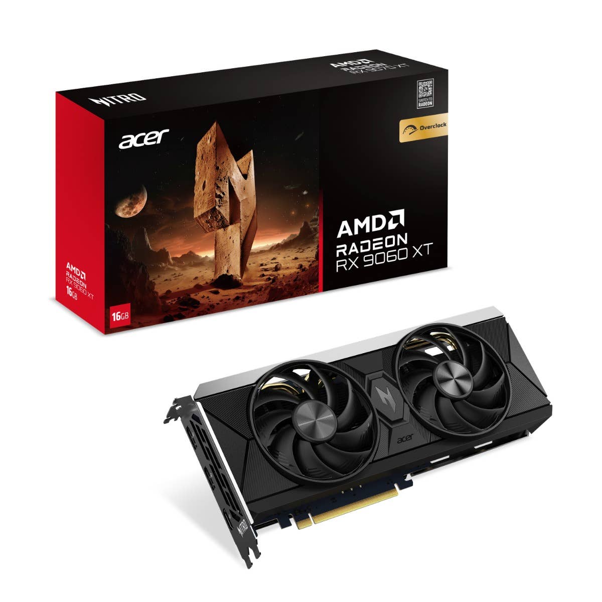 Acer Nitro Grafikkort Radeon™ RX 9060 XT OC 16GB